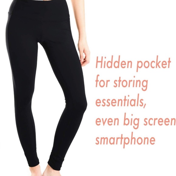 NWT Yogipace Petite 25" High Waisted Yoga Leggings - Picture 4 of 5